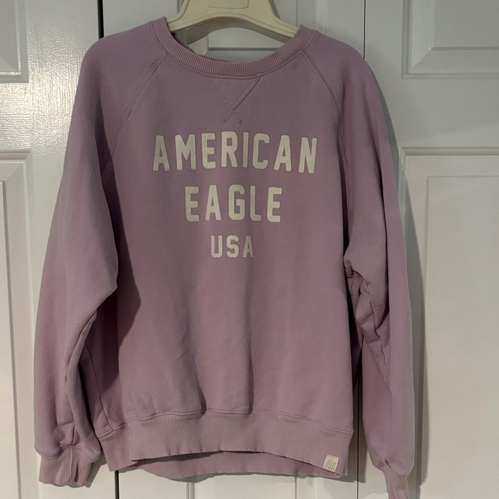 American Eagle Outfitters Women's Lavender Crew Neck Sweater size L